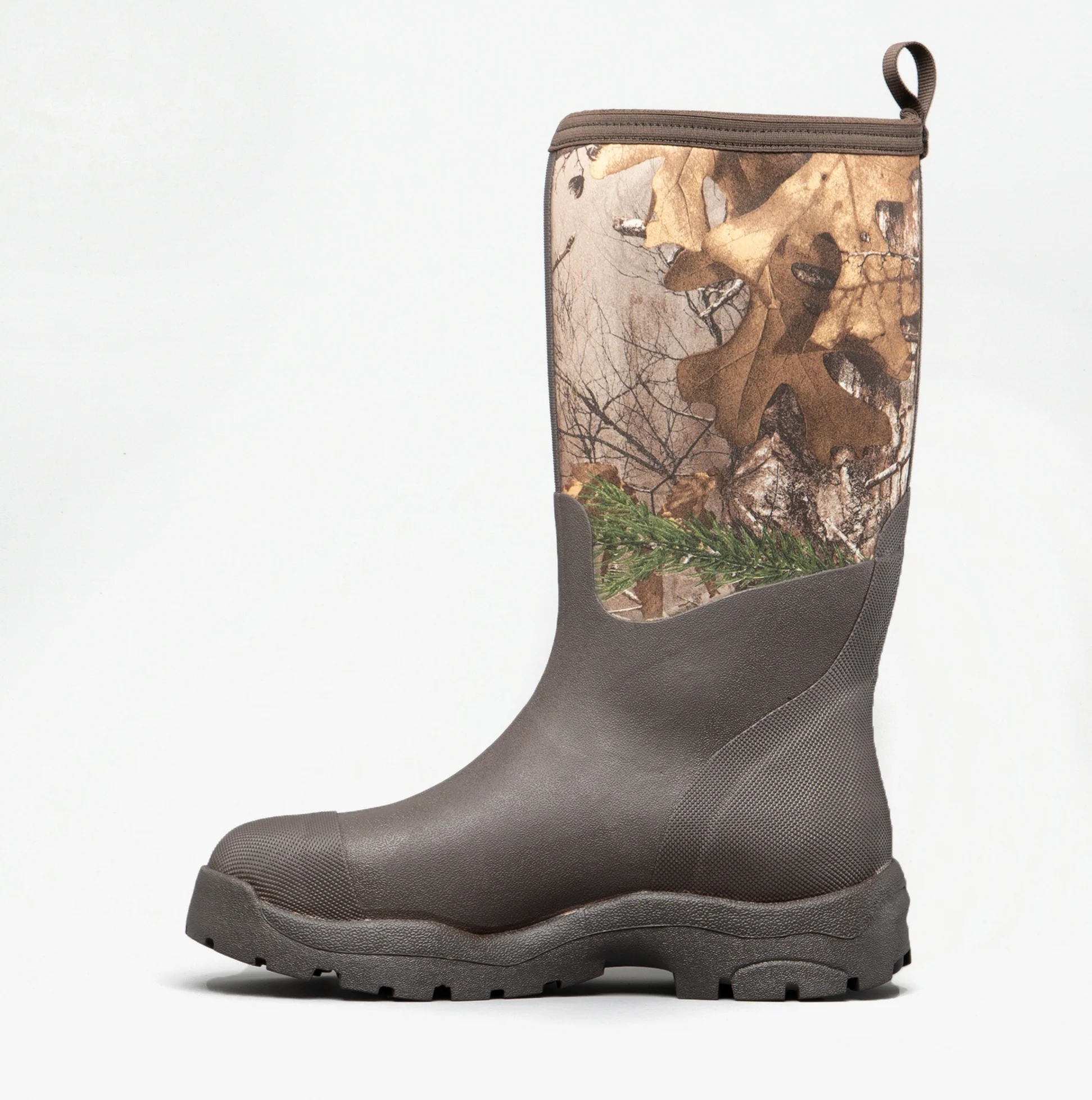 Muck Boots DERWENT II Unisex Rubber Wellington Boots Bark - Image 5
