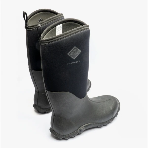 Muck Boots EDGEWATER II Unisex Wellington Boots Black - Image 5