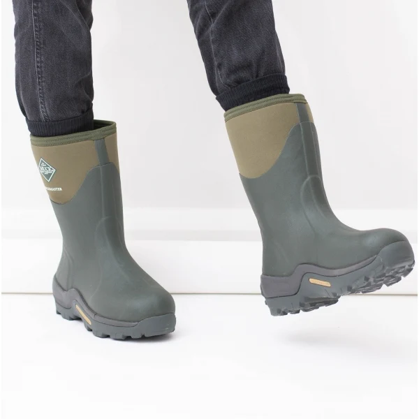 Muck Boots MUCKMASTER MID Unisex Wellington Boots Moss - Image 3