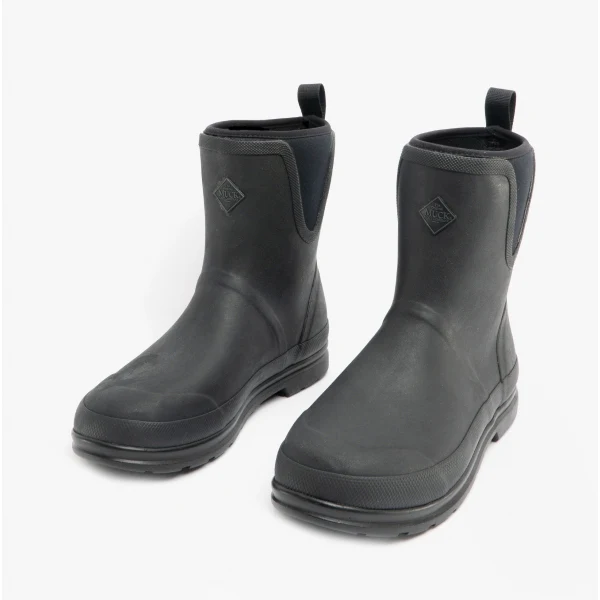 Muck Boots ORIGINALS MID Unisex Rubber Wellington Boots Black - Image 2