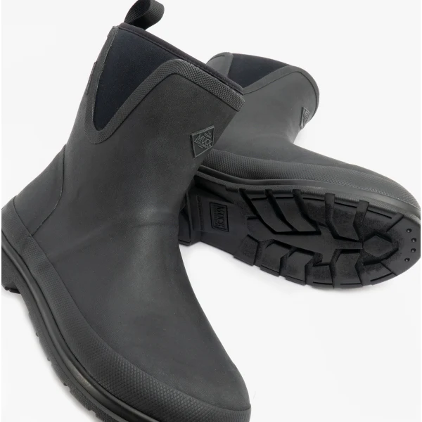 Muck Boots ORIGINALS MID Unisex Rubber Wellington Boots Black - Image 4
