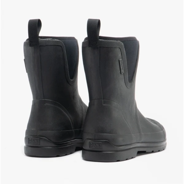 Muck Boots ORIGINALS MID Unisex Rubber Wellington Boots Black - Image 6