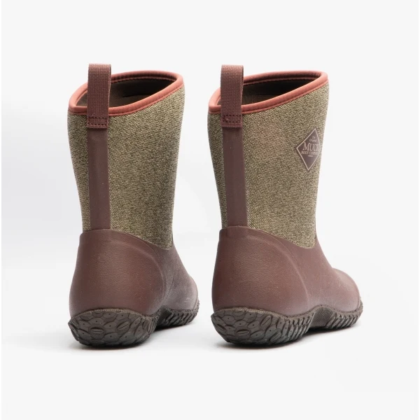 Muck Boots MUCKSTER II MID Womens Rubber Short Boots Raisin - Image 3