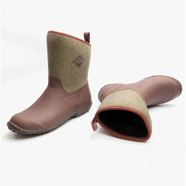 Muck Boots MUCKSTER II MID Womens Rubber Short Boots Raisin - Image 5