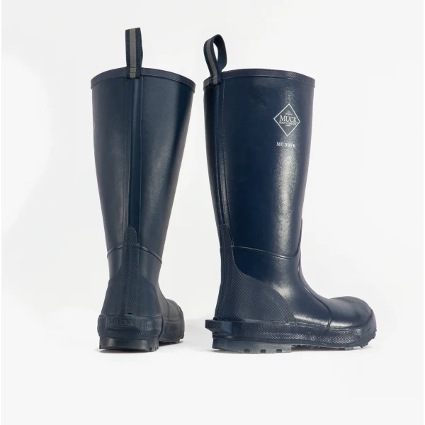 Muck Boots MUDDER TALL Unisex Rubber Wellington Navy - Image 4