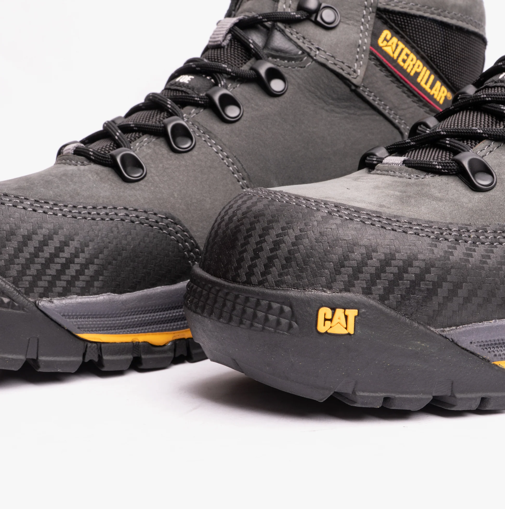 CAT MUNISING Mens Safety Boots Grey - Image 5