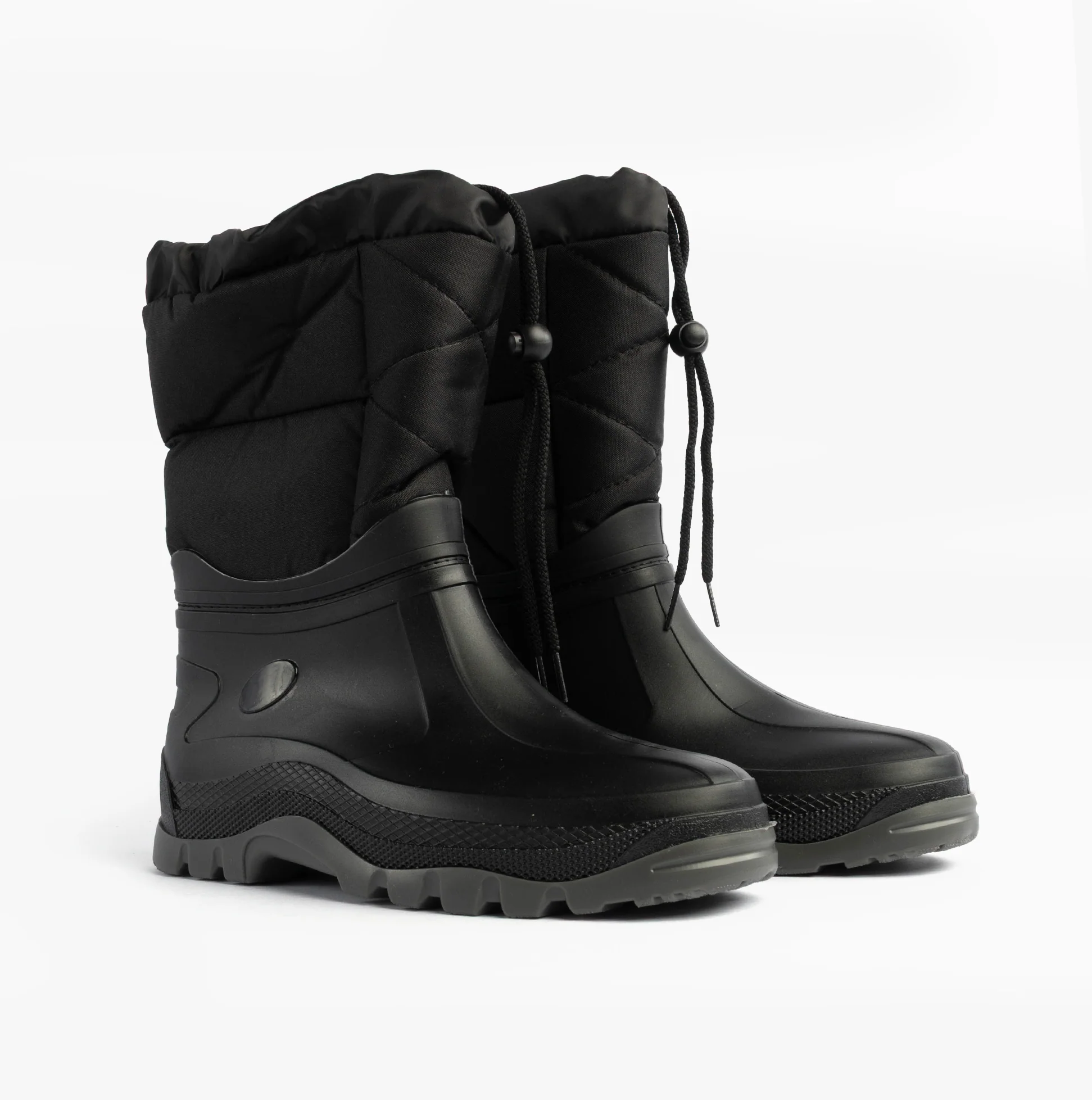 Mud Dogs NORDIC Mens Warm Lined Boots Black - Image 4
