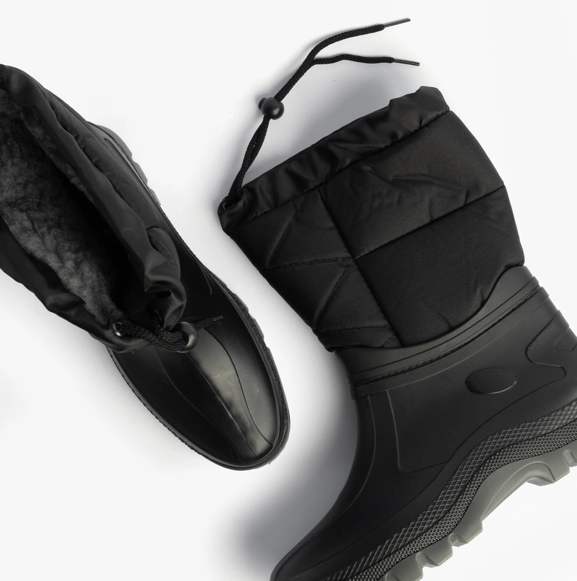 Mud Dogs NORDIC Mens Warm Lined Boots Black - Image 6