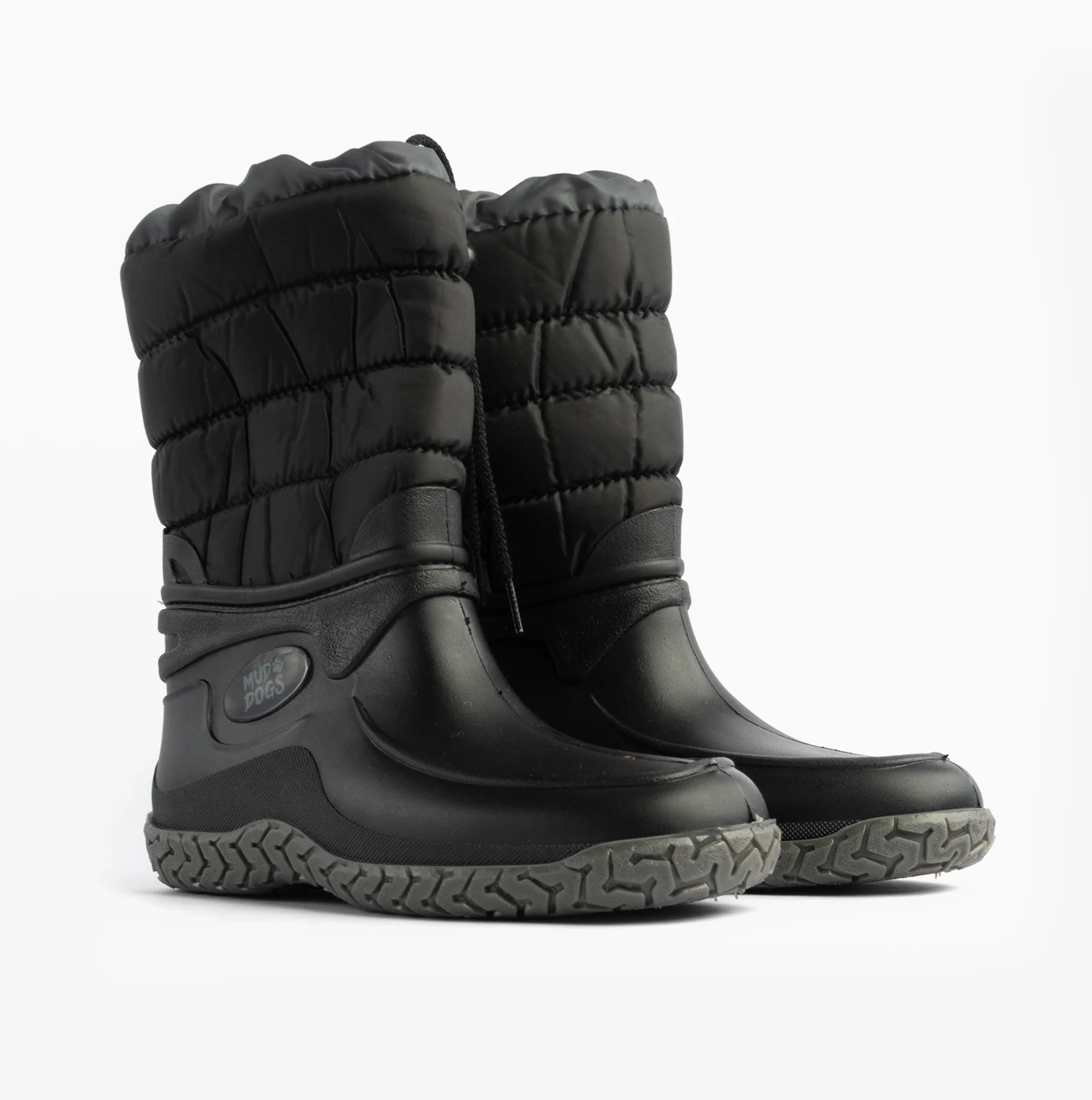 Mud Dogs NORDIC Womens Warm Lined Boots Black - Image 5
