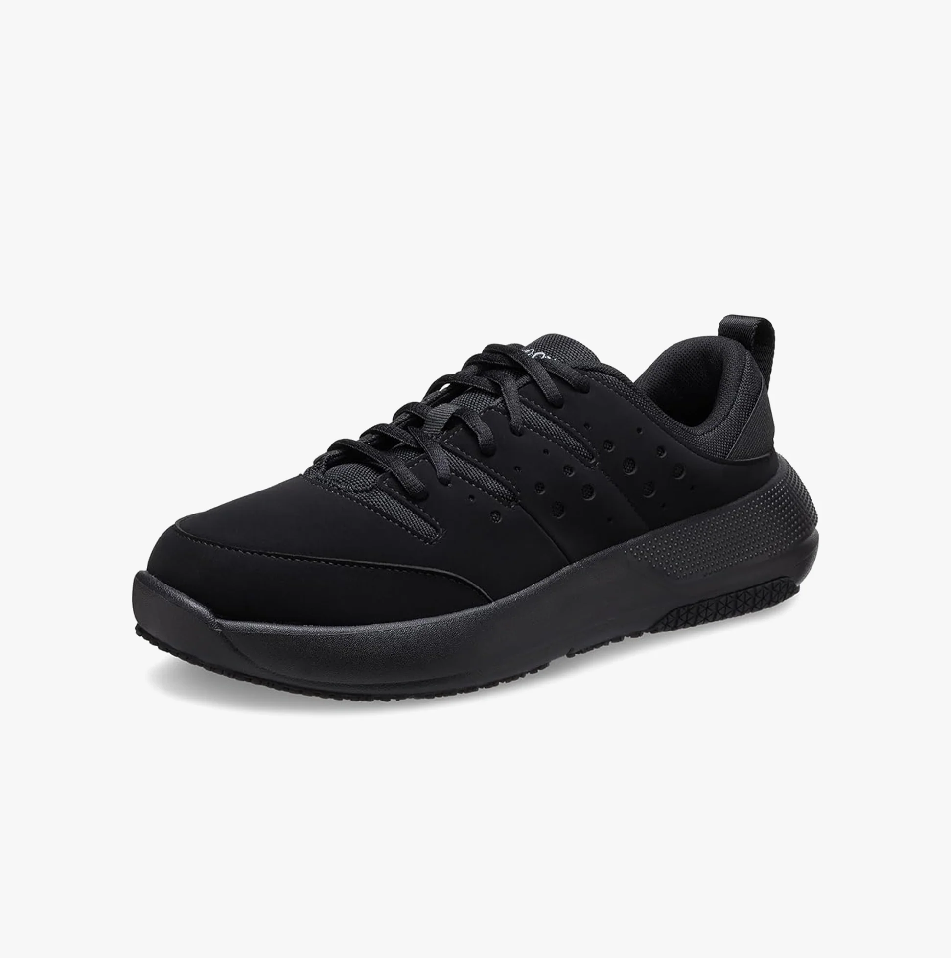 Crocs At Work ON THE CLOCK Mens Work Trainers Triple Black - Image 6