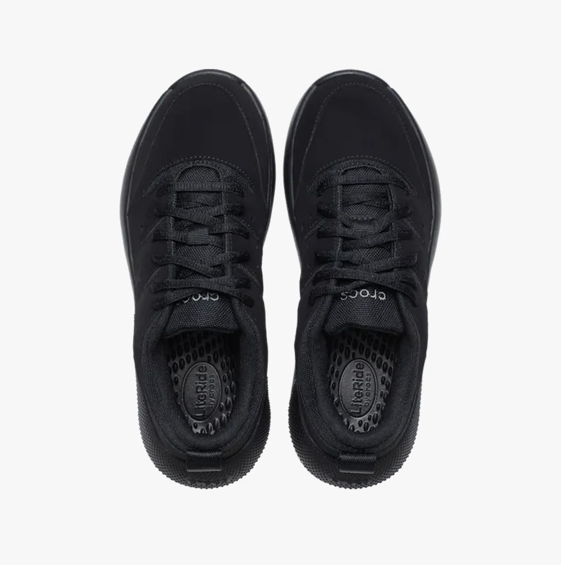 Crocs At Work ON THE CLOCK Womens Work Trainers Triple Black - Image 4