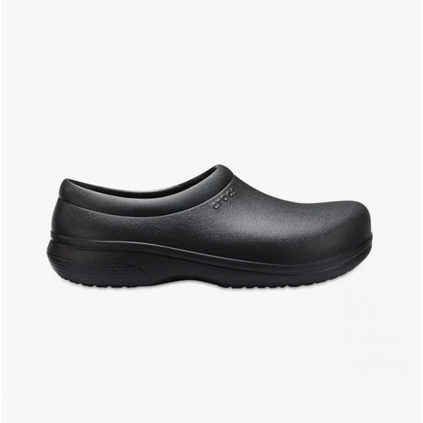 Crocs At Work ON THE CLOCK WORK Unisex Slip On Clogs Black - Image 7