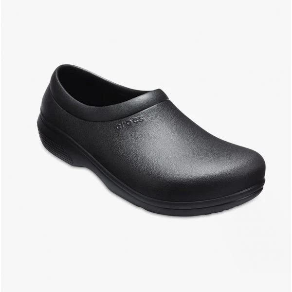 Crocs At Work ON THE CLOCK WORK Unisex Slip On Clogs Black - Image 8