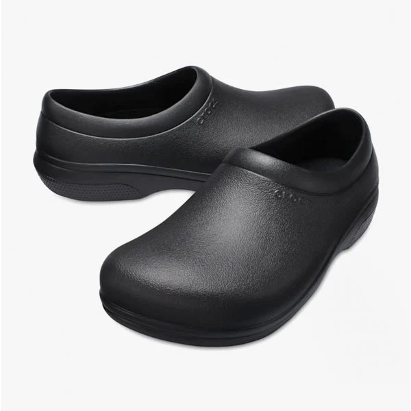 Crocs At Work ON THE CLOCK WORK Unisex Slip On Clogs Black - Image 9