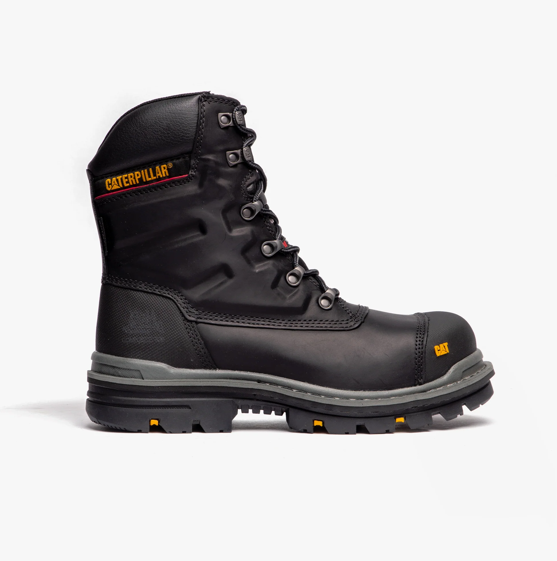 CAT PREMIER Mens Leather Safety Boots Black
