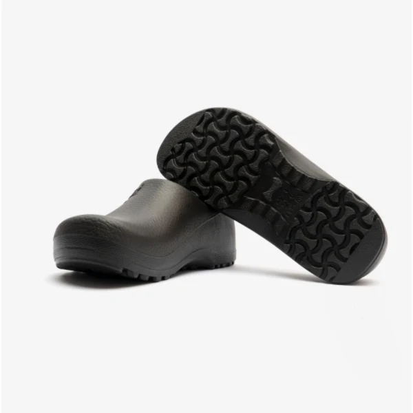 PROFI BIRKI Unisex Safety Clogs Black - Image 4