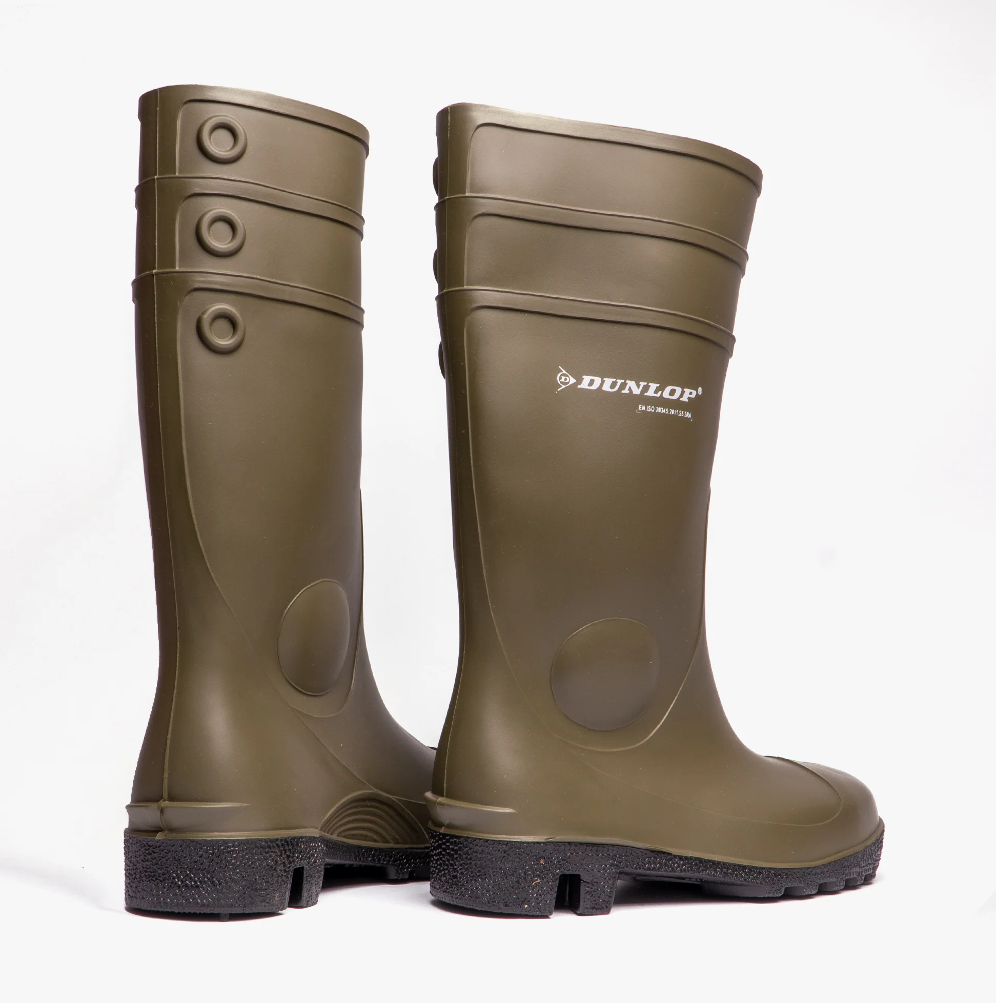 Dunlop PROTOMASTOR Unisex Safety Wellington Boots Green - Image 3
