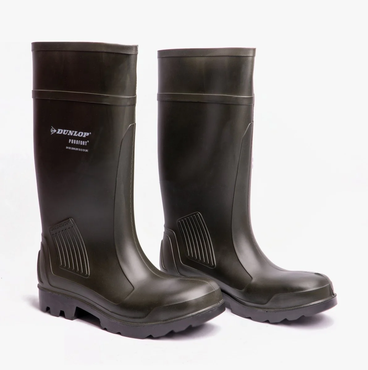 Dunlop PUROFORT PROFESSIONAL Unisex Safety Wellington Boots Green - Image 8