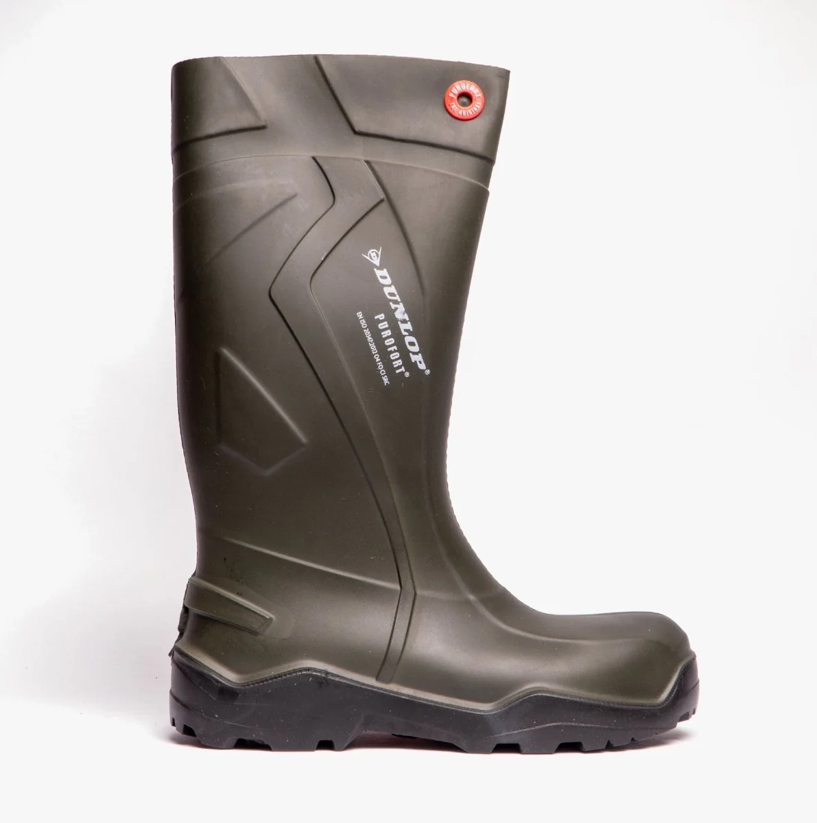 Dunlop PUROFORT+ Unisex Non-Safety Wellington Boots Green - Image 7