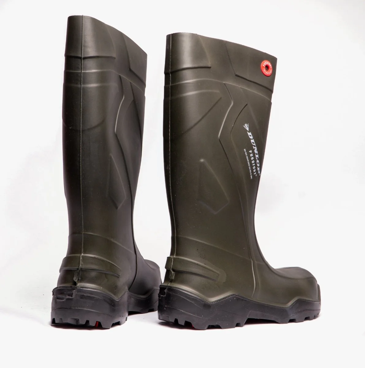 Dunlop PUROFORT+ Unisex Non-Safety Wellington Boots Green - Image 9