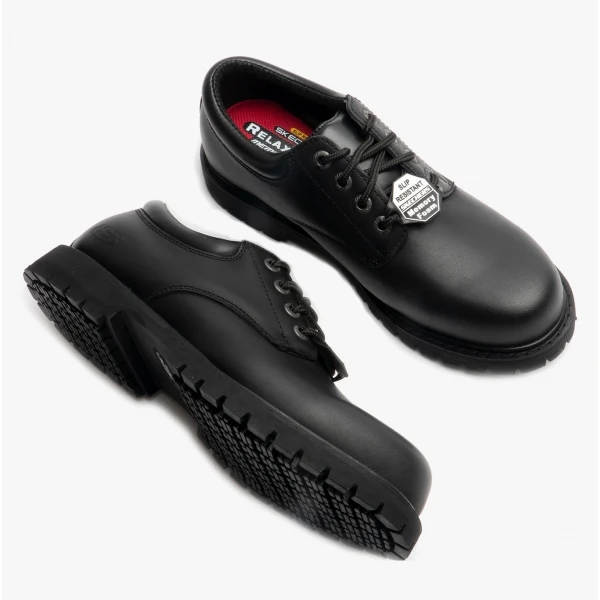 Skechers Work 77041EC COTTONWOOD ELKS SR Mens Occupational Shoes Black - Image 3