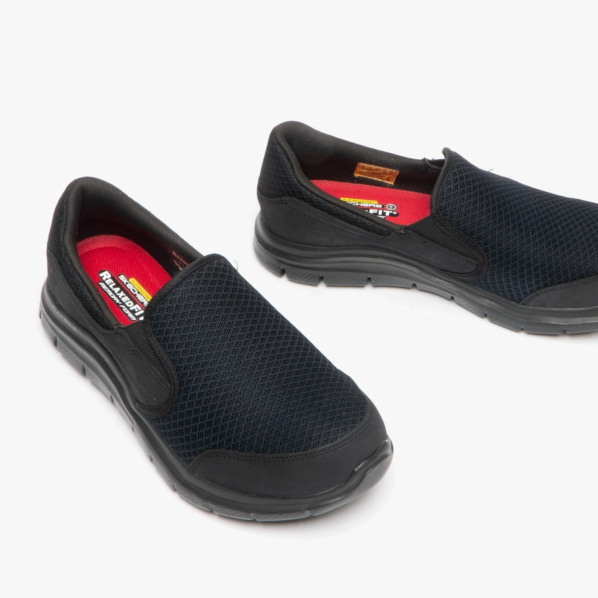 Skechers Work 76580EC COZARD SR Womens Occupational Trainers Black - Image 2