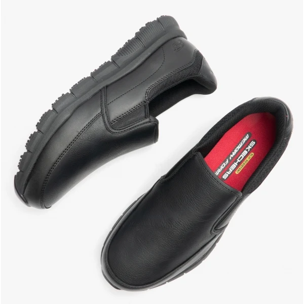 Skechers Work 77157EC NAMPA - GROTON SR Mens Occupational Trainers Black - Image 7
