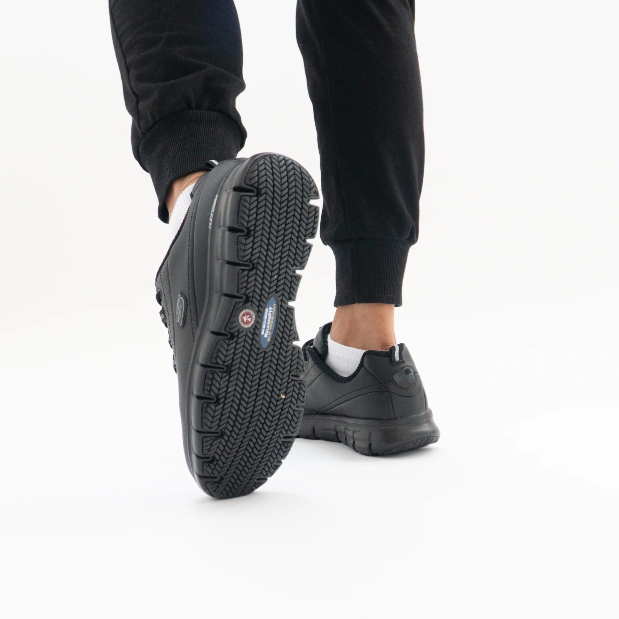 Skechers Work 76550EC SURE TRACK TRICKEL SR Womens Occupational Shoes Black - Image 3