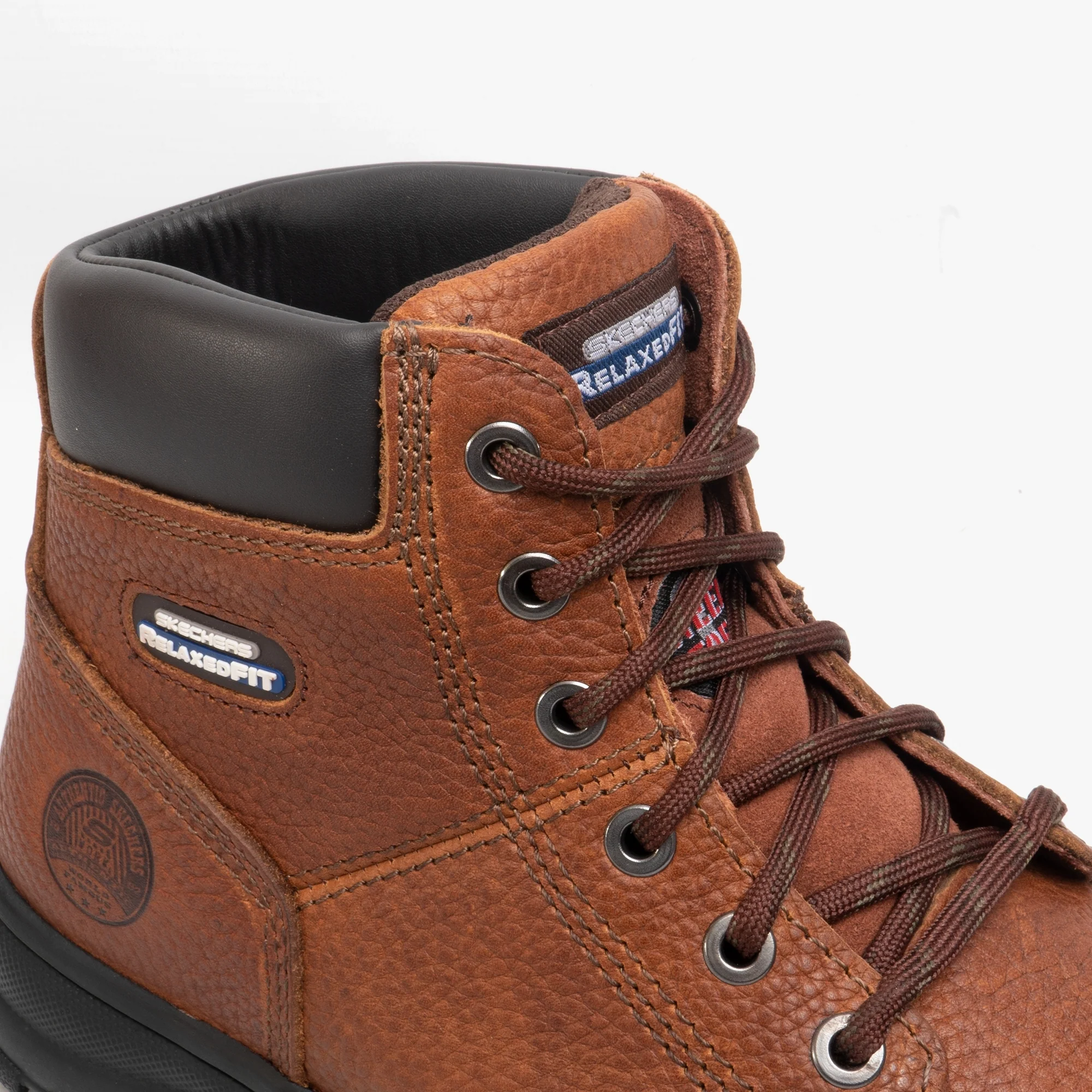 Skechers Work 77009EC WORKSHIRE Mens Safety Boots Brown - Image 8