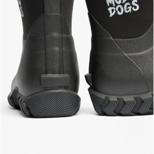 Mud Dogs RUTLAND SHORT Unisex Neoprene Wellies Black - Image 15