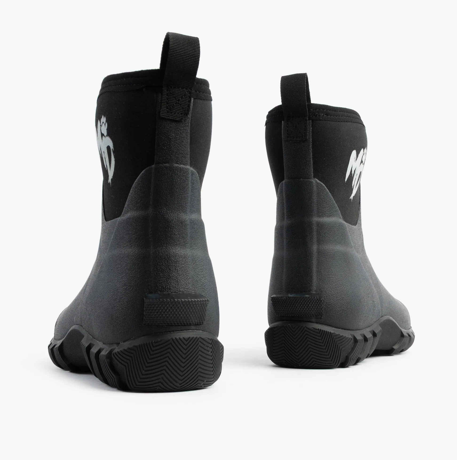 Mud Dogs RUTLAND SHORT Unisex Neoprene Wellies Black - Image 6