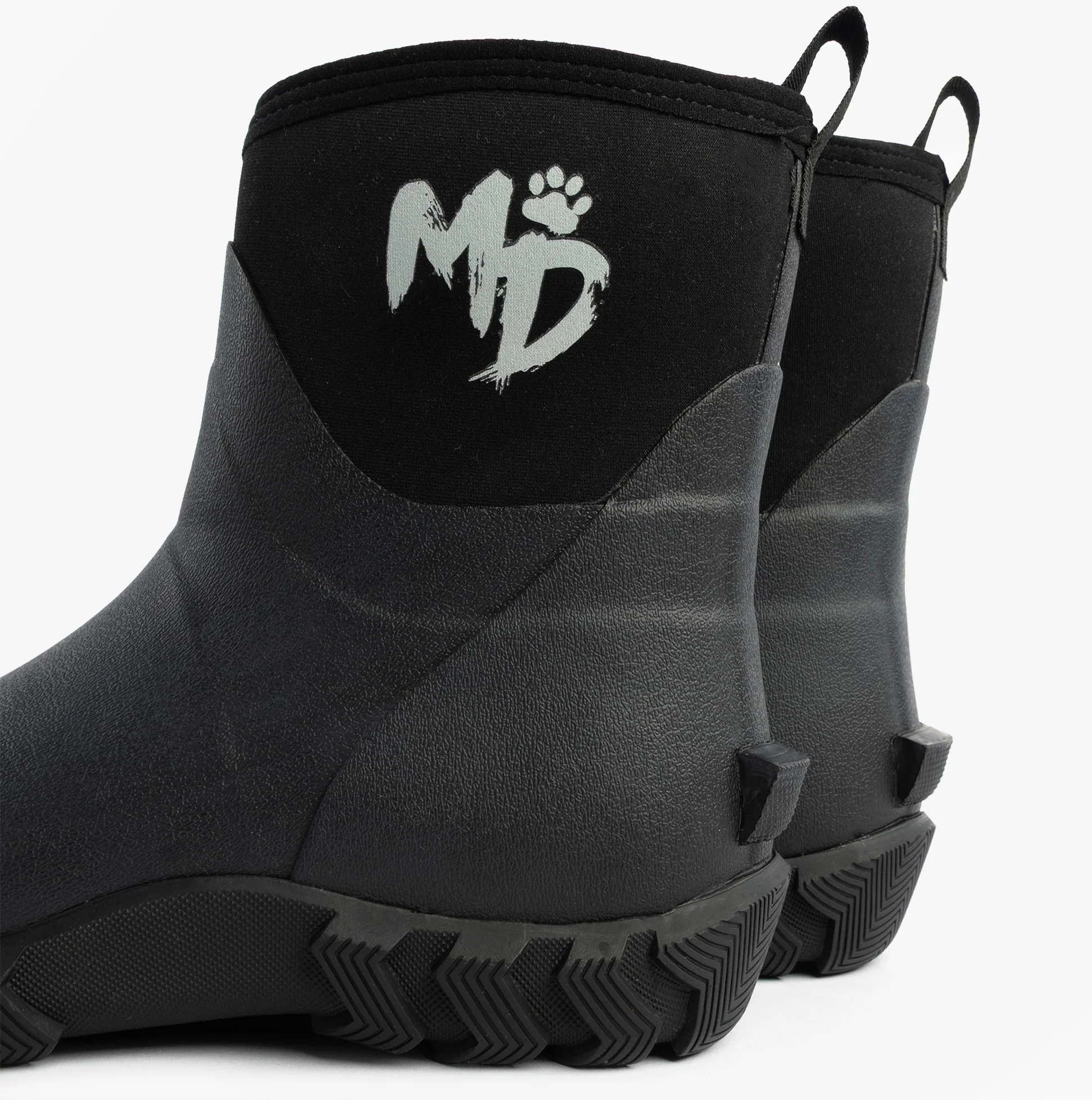 Mud Dogs RUTLAND SHORT Unisex Neoprene Wellies Black - Image 7