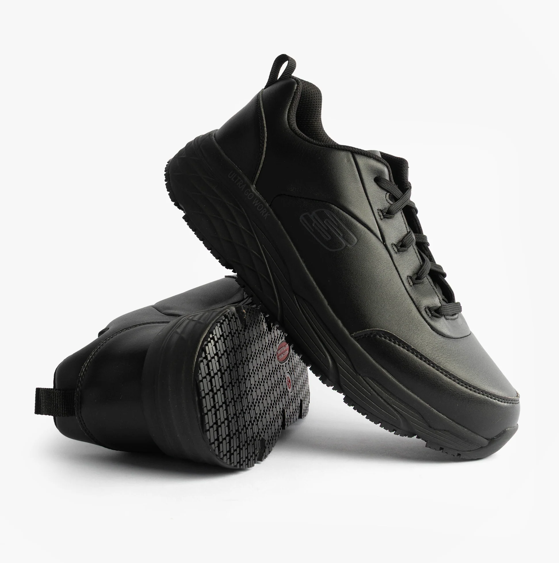 Skechers MAX CUSHIONING ELITE SR-FILCH Mens Workwear Trainers Black - Image 4