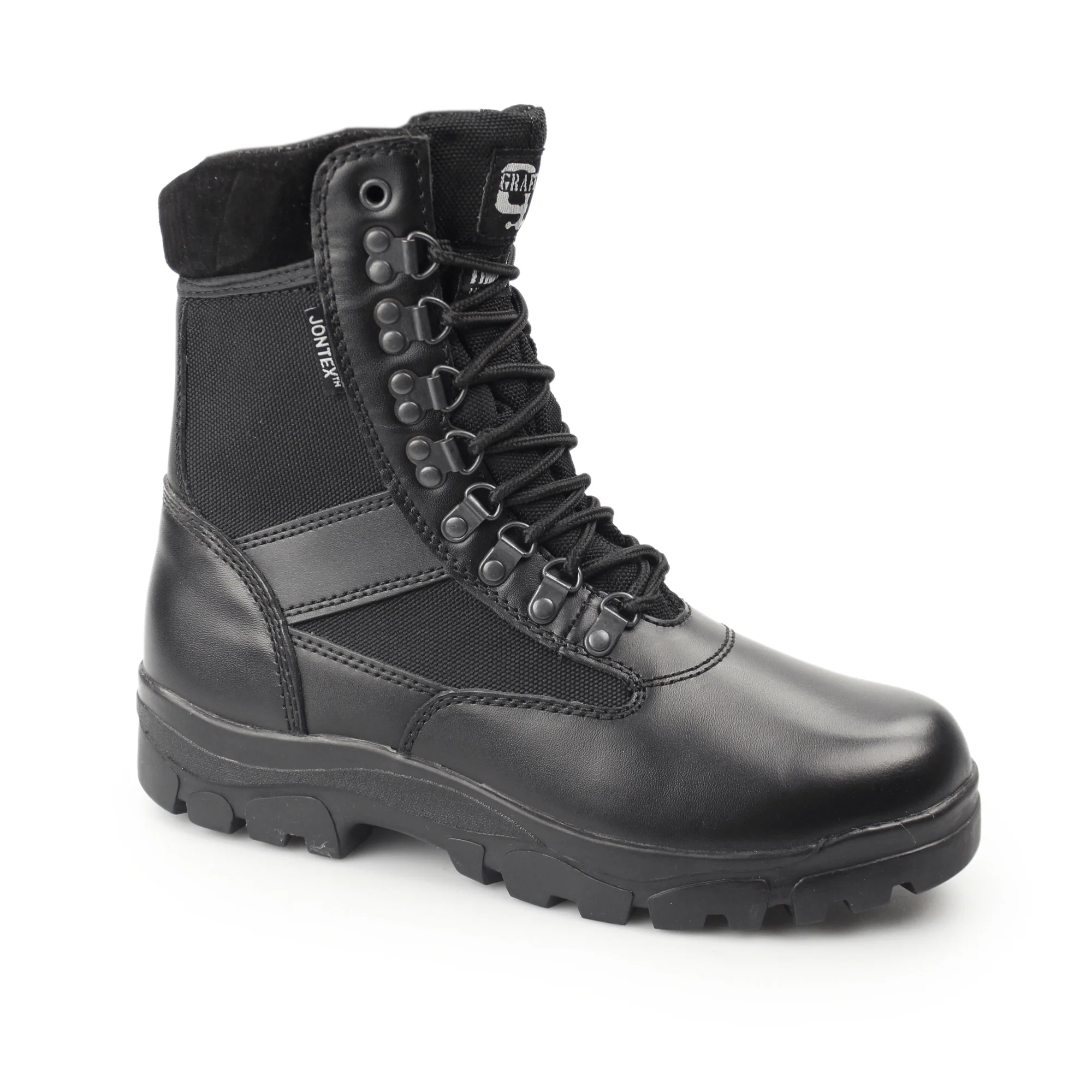Grafters SNIPER Unisex Waterproof Leather Work Boots Black - Image 2