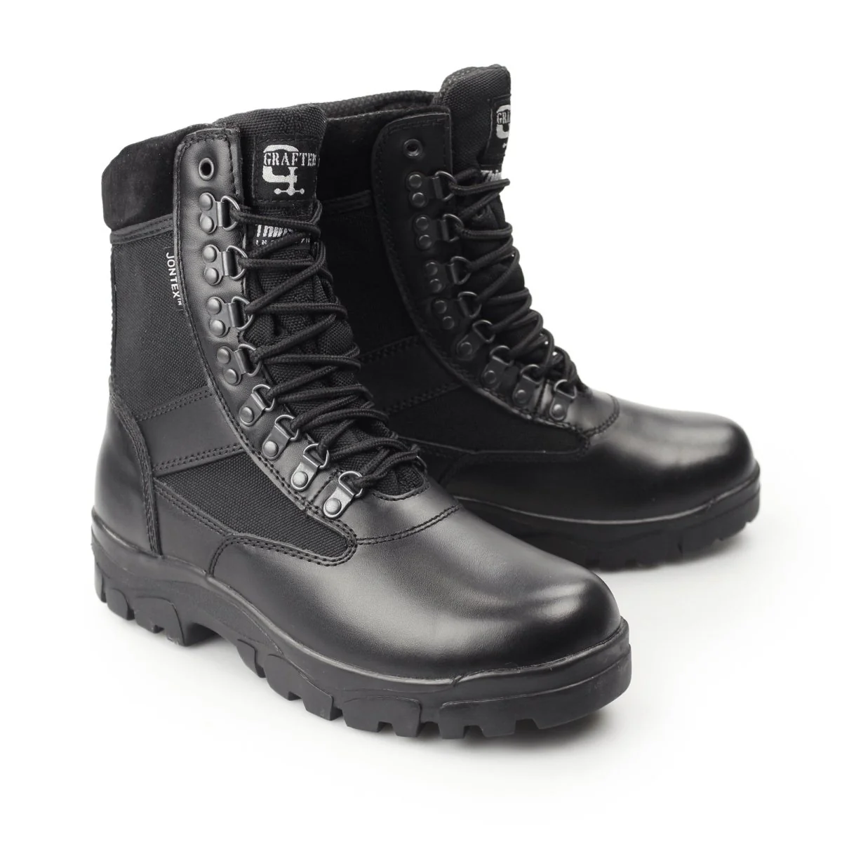 Grafters SNIPER Unisex Waterproof Leather Work Boots Black - Image 9