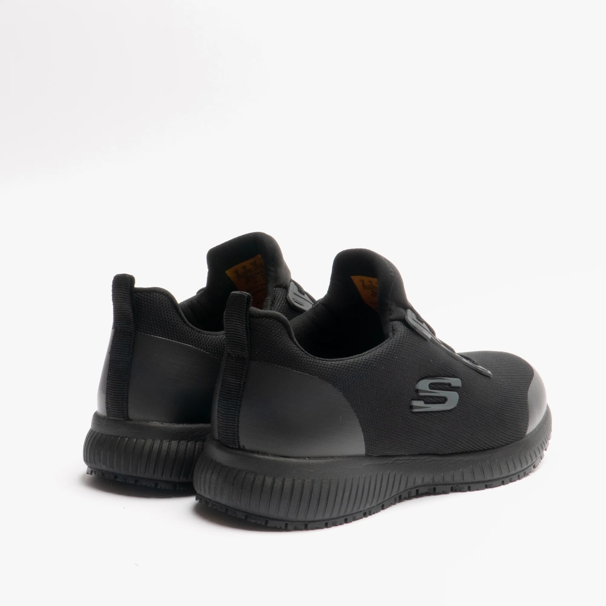 Skechers Work 77222WEC SQUAD WIDE FIT SR Womens Occupational Trainers Black - Image 6