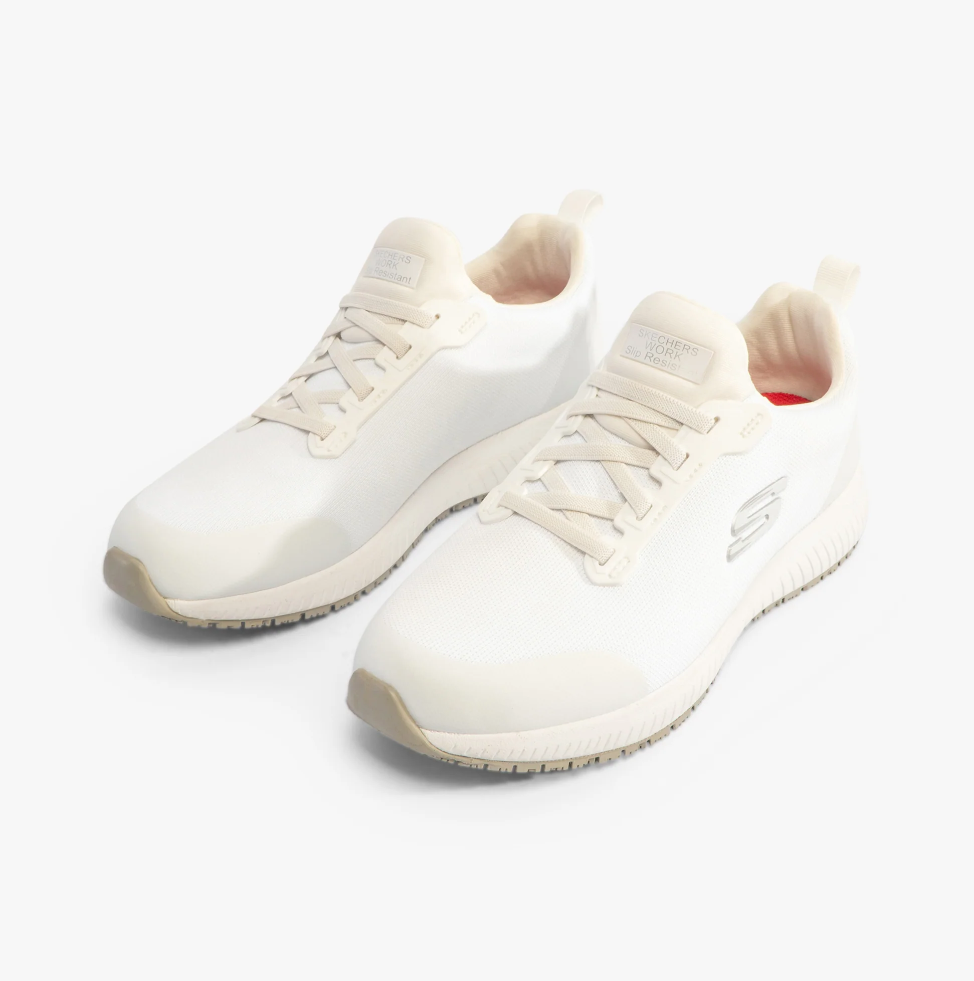 Skechers Work 200051EC SQUAD - MYTON SR Mens Occupational Trainers White - Image 4