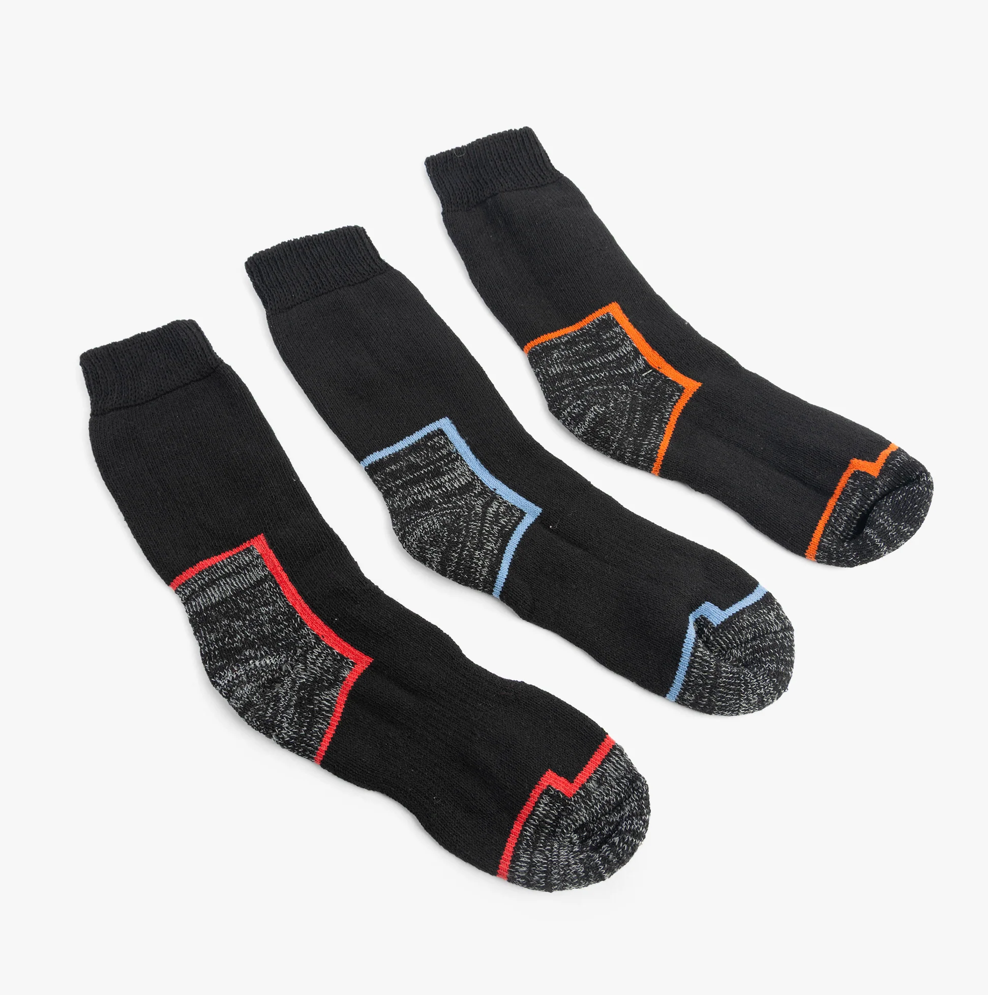 STB ROBUSTE HEAVY DUTY Mens 3 Pack Socks Multi UK 6-11 - Image 3
