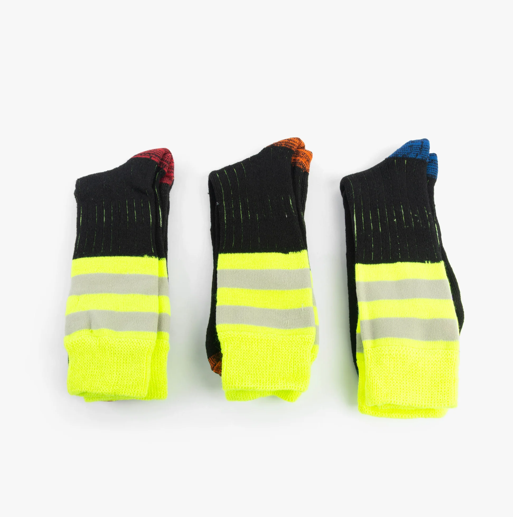 STB HIGHVIZ Mens 3 Pack Socks Multi UK 6-11 - Image 3
