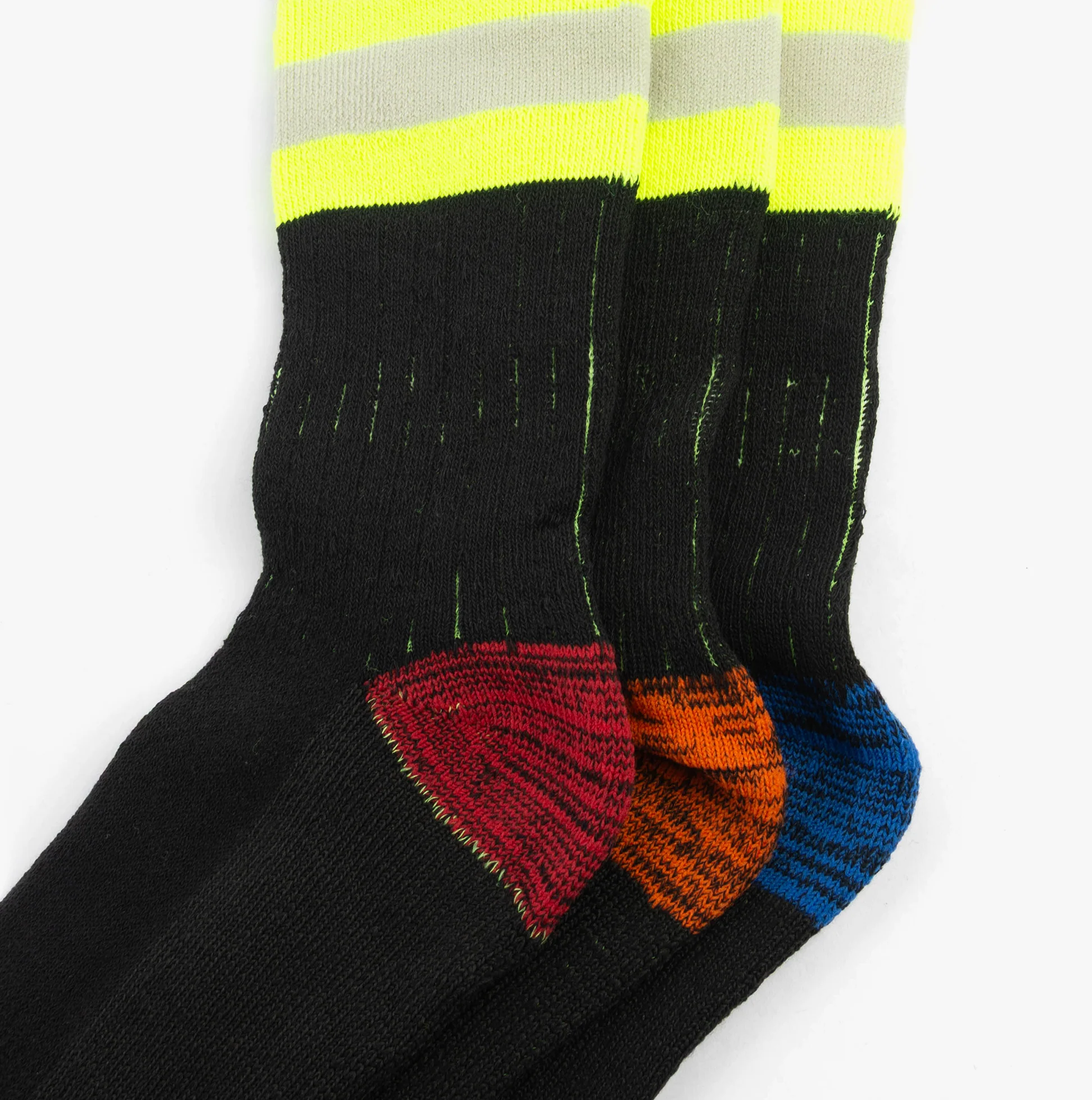 STB HIGHVIZ Mens 3 Pack Socks Multi UK 6-11 - Image 6