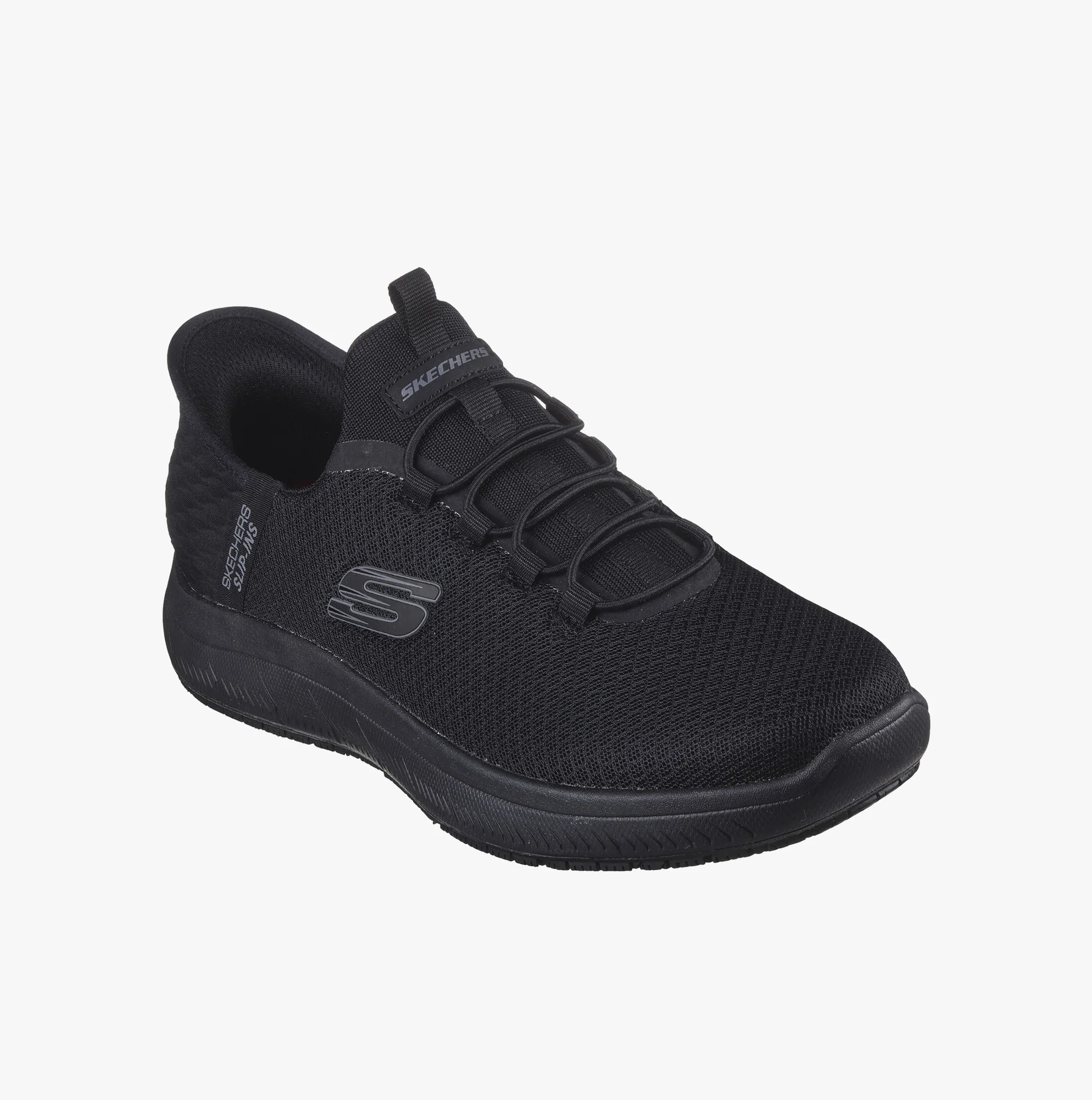 Skechers Work 200205EC SUMMITS - COLSIN SR Mens Occupational Trainers Black - Image 2