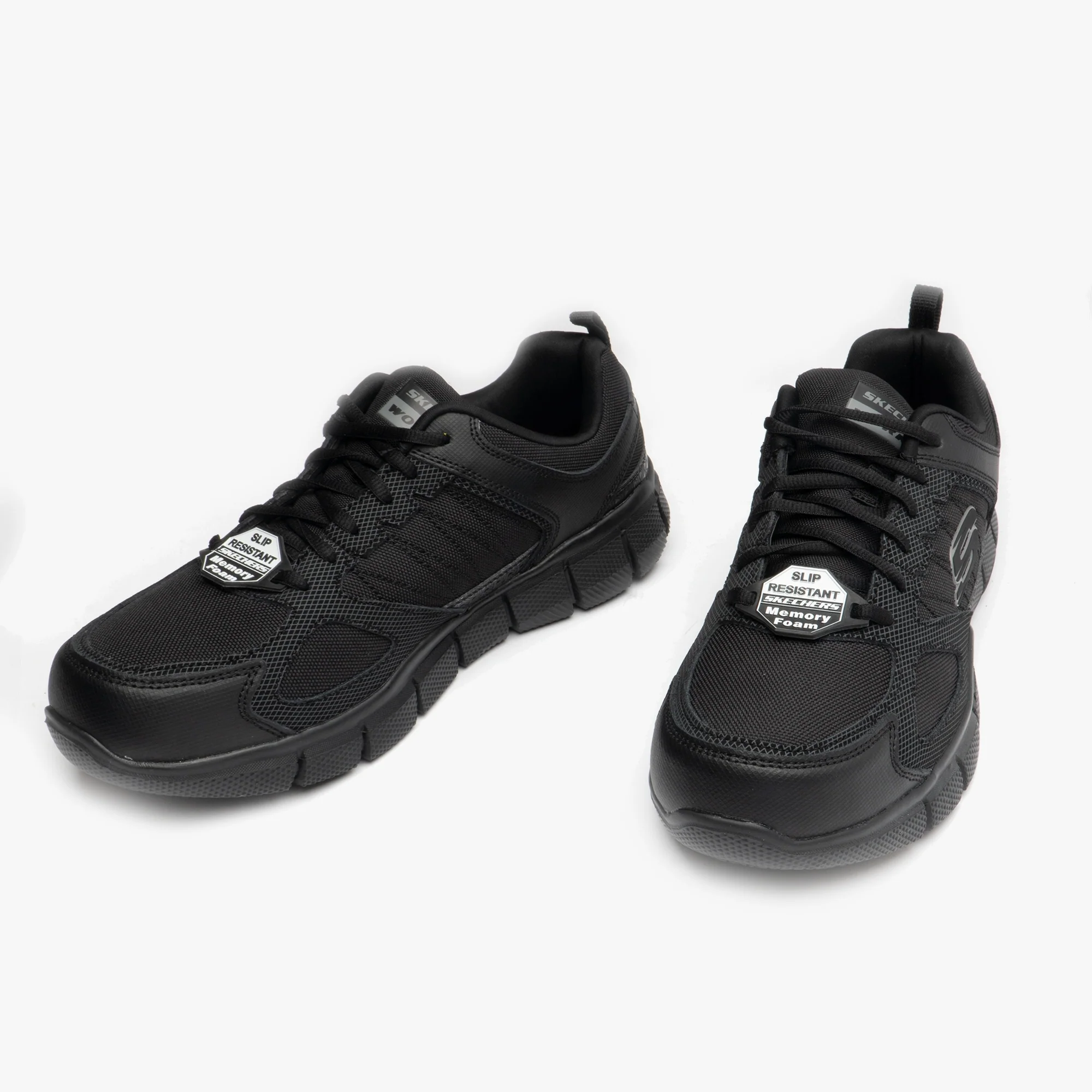 Skechers Work 77152EC TELFIN - SANPHET SR Mens Occupational Trainers Black - Image 3