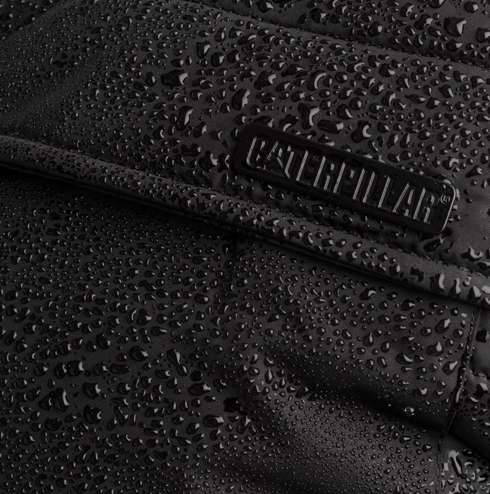 CAT TERRAIN Mens Polyester Full Zip Jacket Black - Image 6