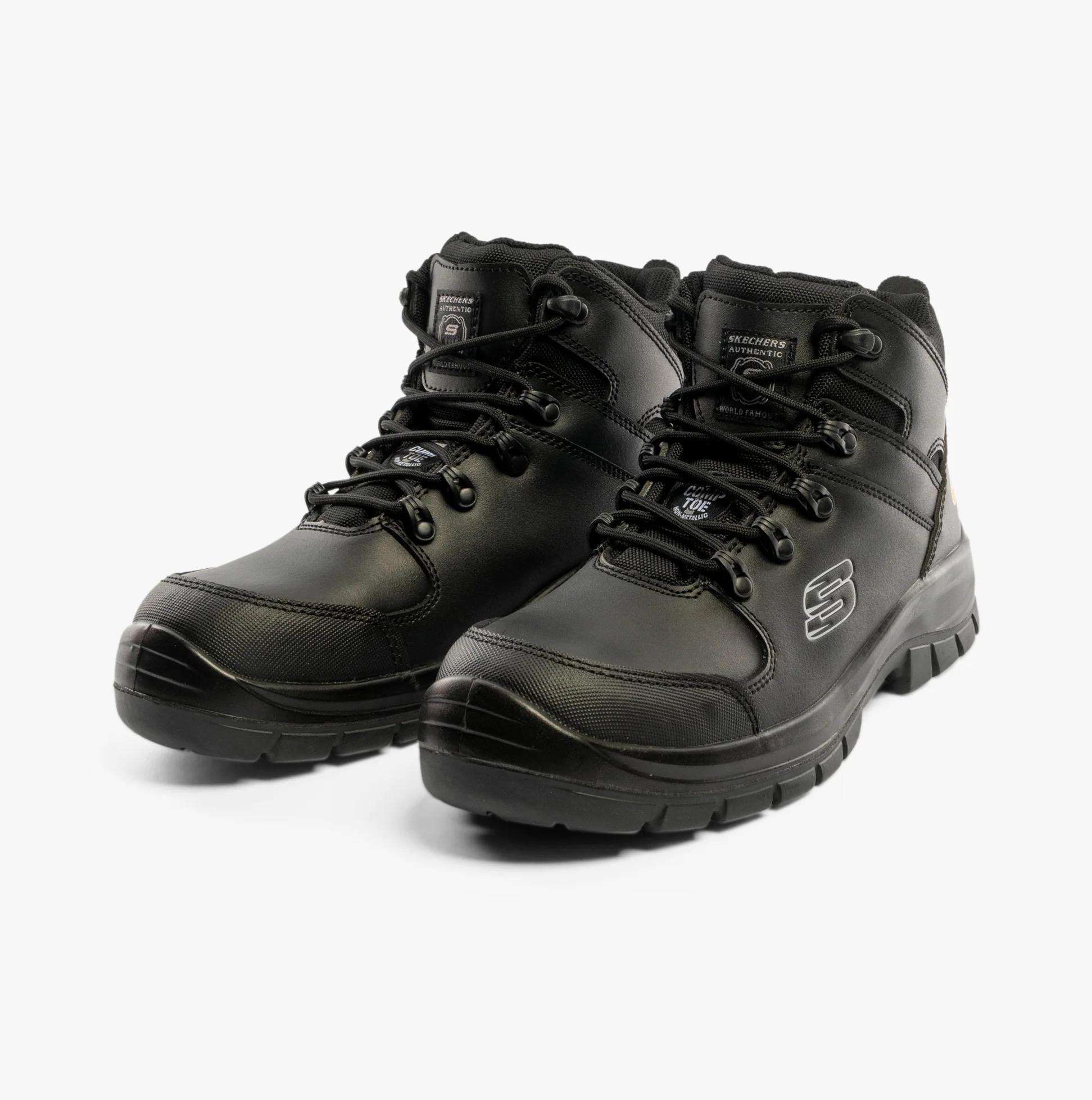 Skechers Work 200187EC TROPHUS - KILRAM Mens Safety Boots Black - Image 2