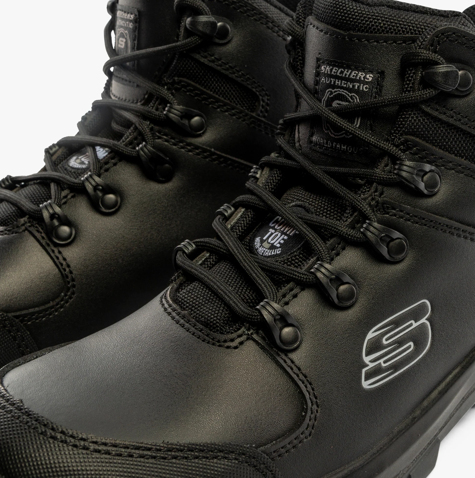 Skechers Work 200187EC TROPHUS - KILRAM Mens Safety Boots Black - Image 3