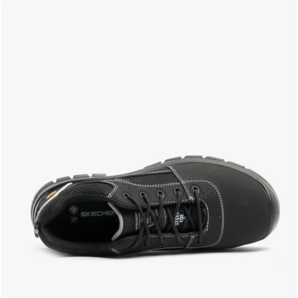 Skechers Work 200001EC TROPHUS Mens Safety Trainers Black - Image 4