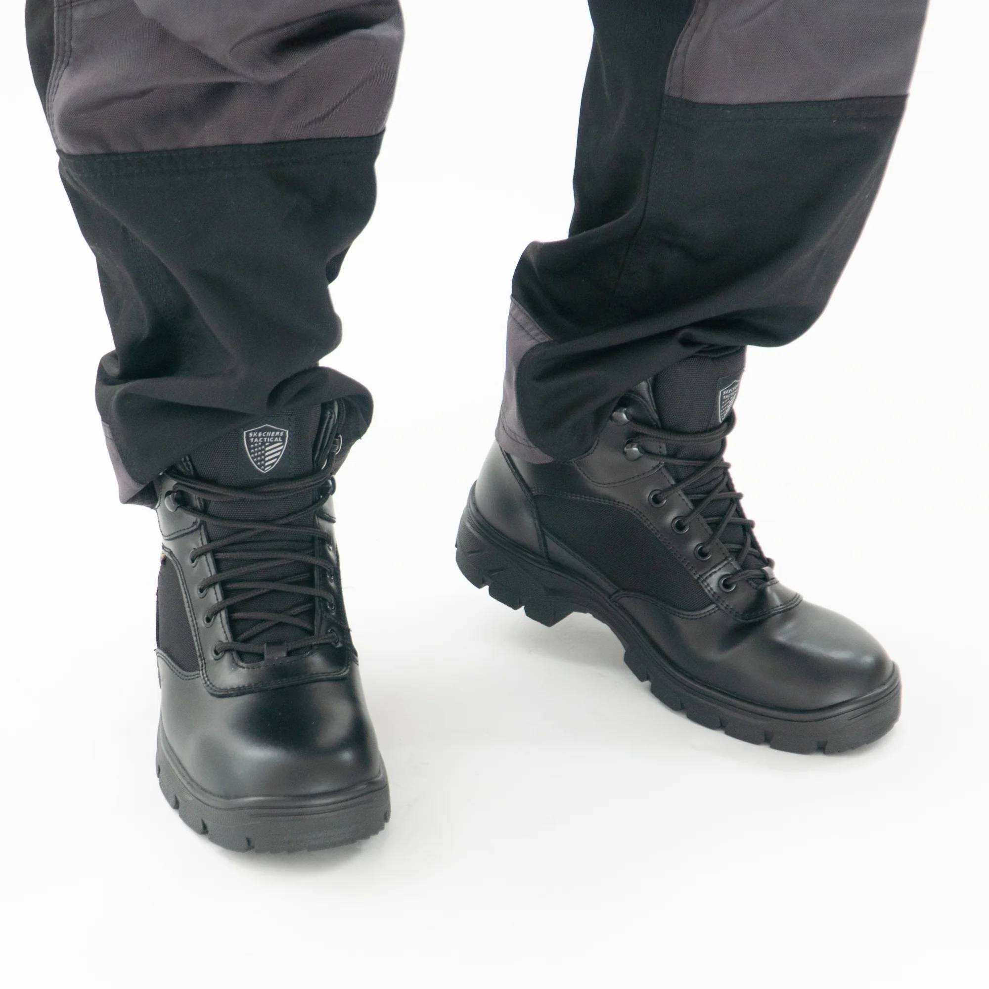 Skechers Work 77526EC WASCANA - BENEN SR Mens Occupational Boots Black - Image 7