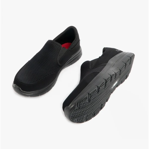 Skechers Work 77048WEC FLEX ADVANTAGE - MCALLEN SR Mens Occupational Trainers Black - Image 2