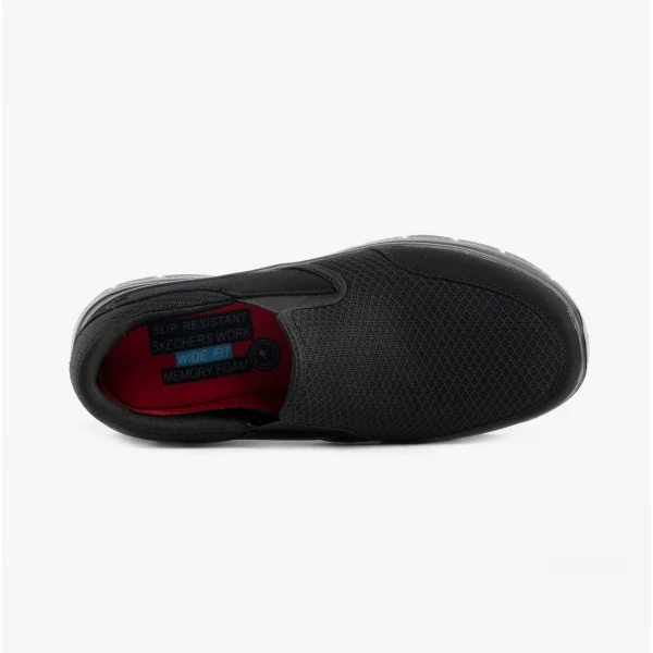 Skechers Work 77048WEC FLEX ADVANTAGE - MCALLEN SR Mens Occupational Trainers Black - Image 4