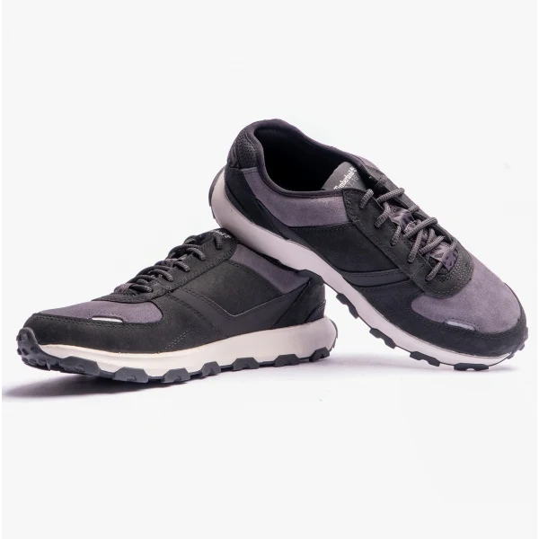 Timberland Winsor Park Ox Mens Nubuck Trainers Grey/Black - Image 4